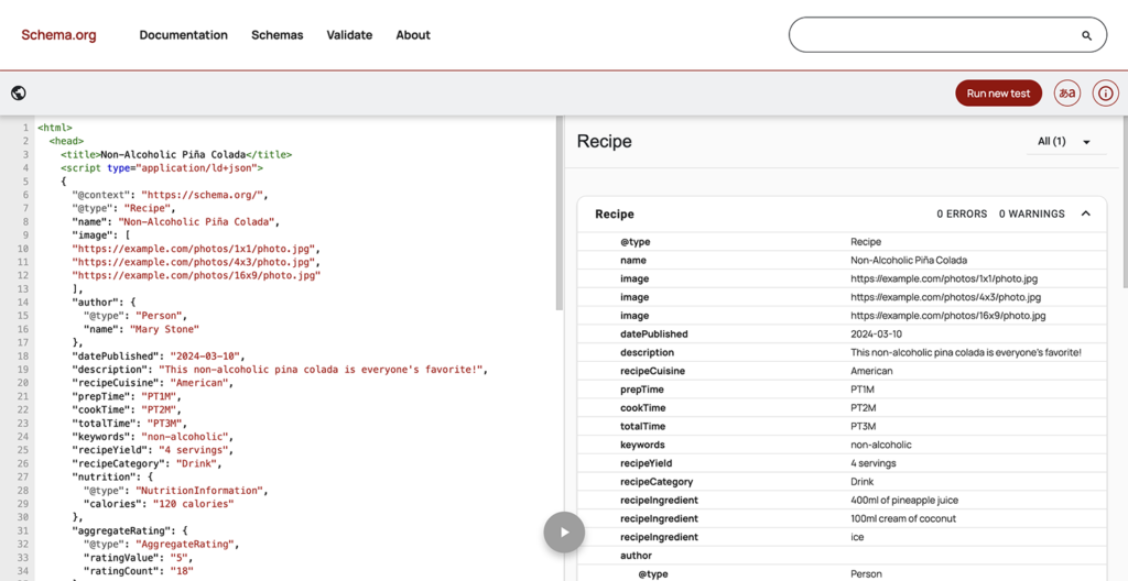 Structured Data (Schema Markup)